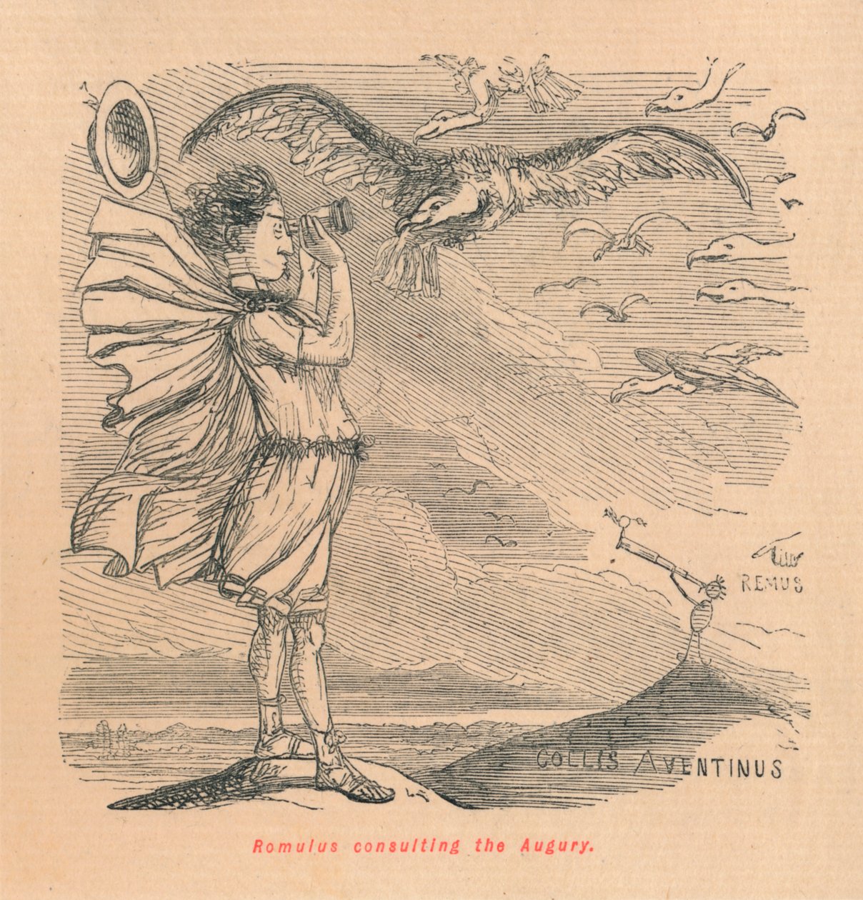 रोमुलस ऑग्यूरी से परामर्श, 1852 द्वारा जॉन लीचो