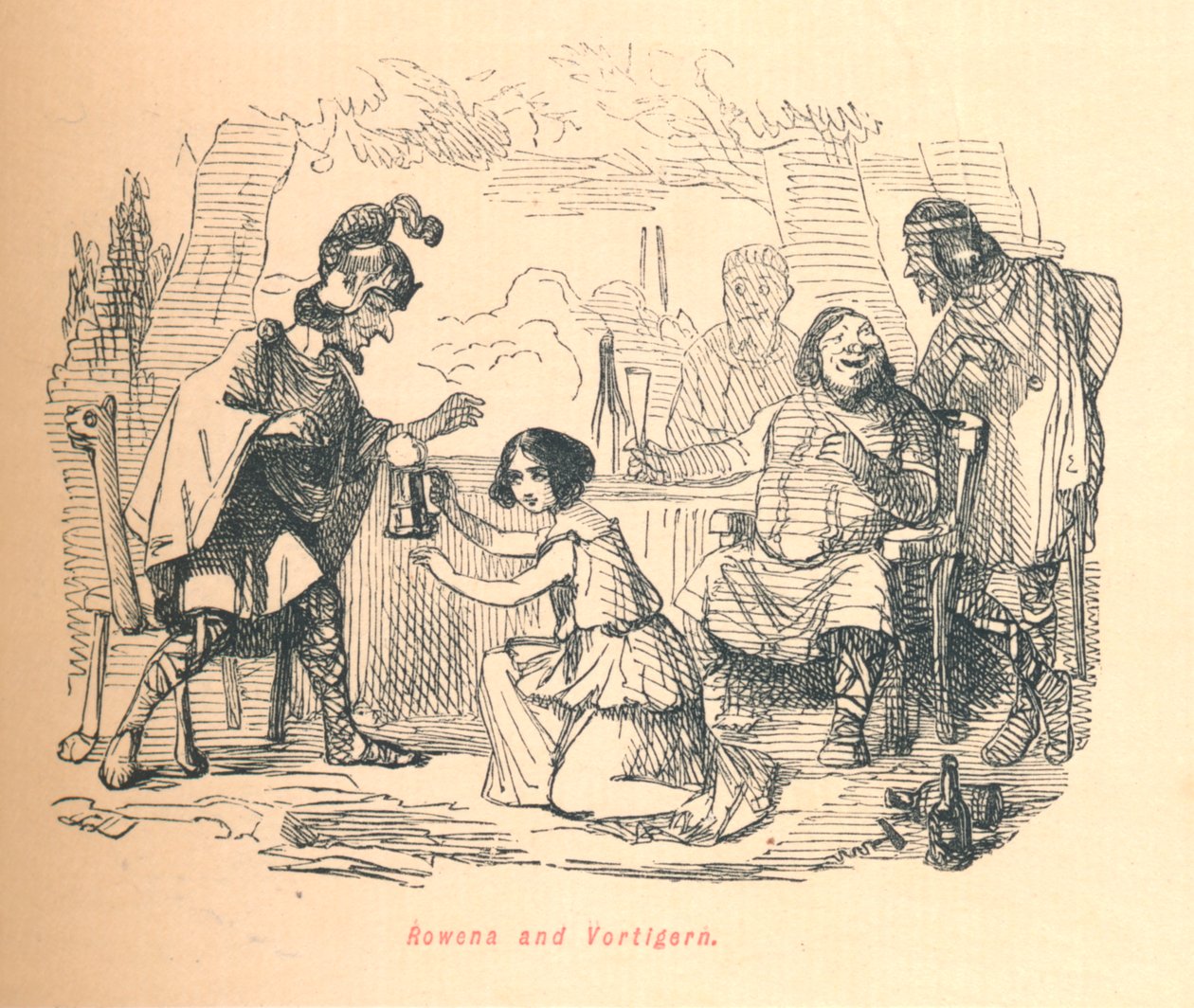 रोवेना और वोर्टिगर्न, सी 1860, सी 1860। द्वारा जॉन लीचो