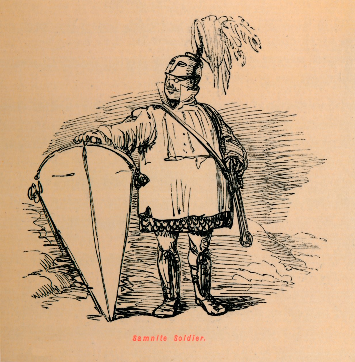 समनाइट सोल्जर, 1852 द्वारा जॉन लीचो