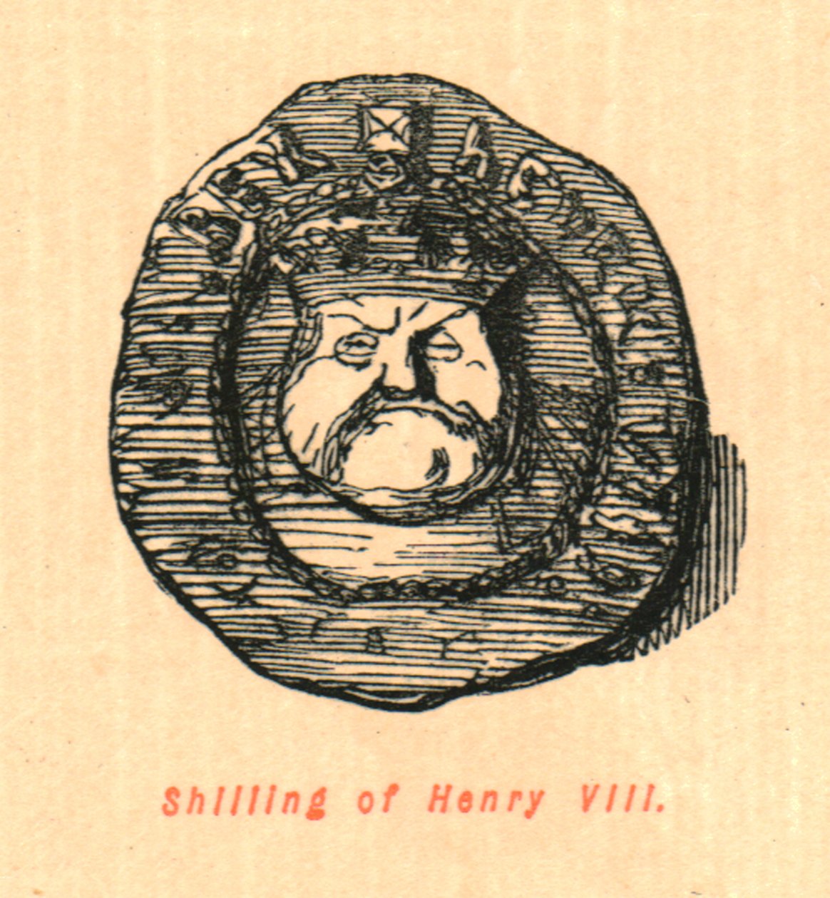 हेनरी VIII, 1897 की शिलिंग। द्वारा जॉन लीचो