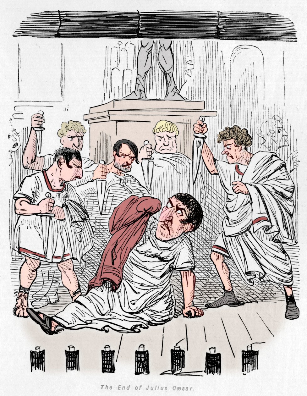 जूलियस सीज़र का अंत, 1852 द्वारा जॉन लीचो