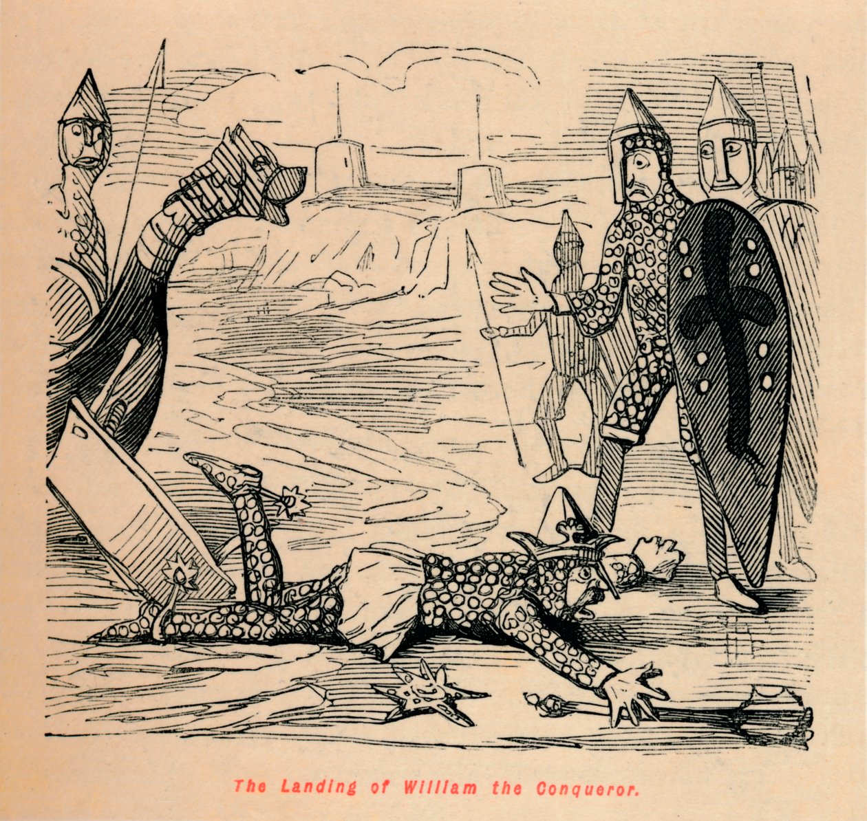 द लैंडिंग ऑफ विलियम द कॉंकर, c1860, c1860 द्वारा जॉन लीचो