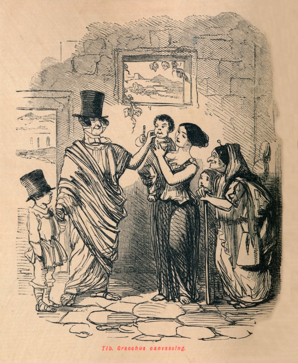 टिबेरिअस ग्रैचस, प्रचार, 1852 द्वारा जॉन लीचो