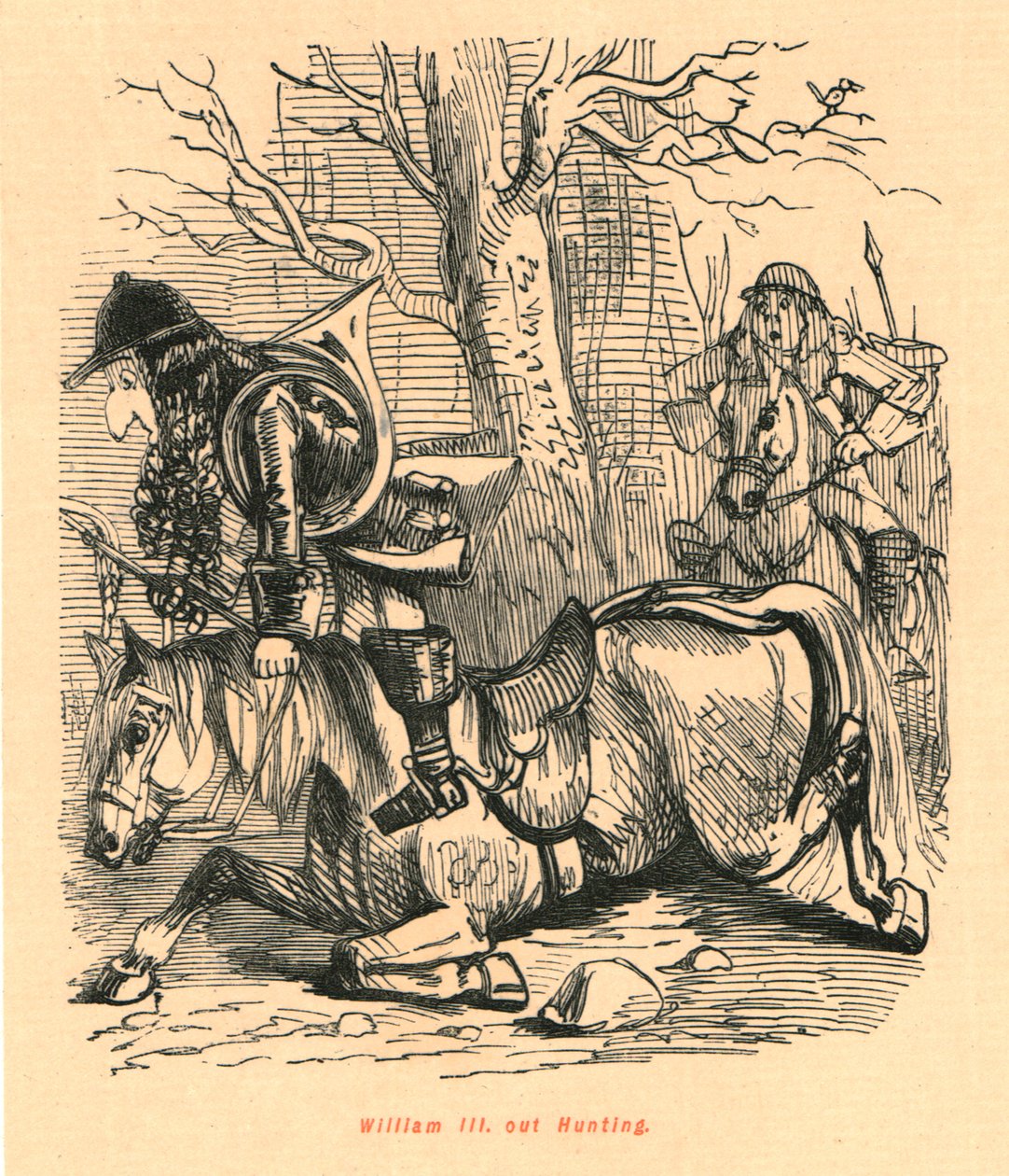 विलियम III। आउट हंटिंग, 1897। द्वारा जॉन लीचो