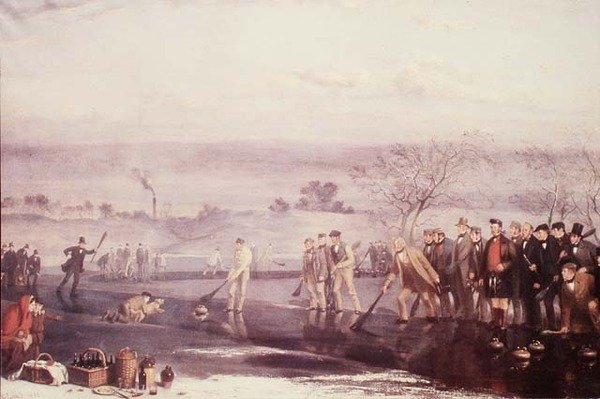 Rowyards Loch में कर्लिंग द्वारा जॉन लेवैक