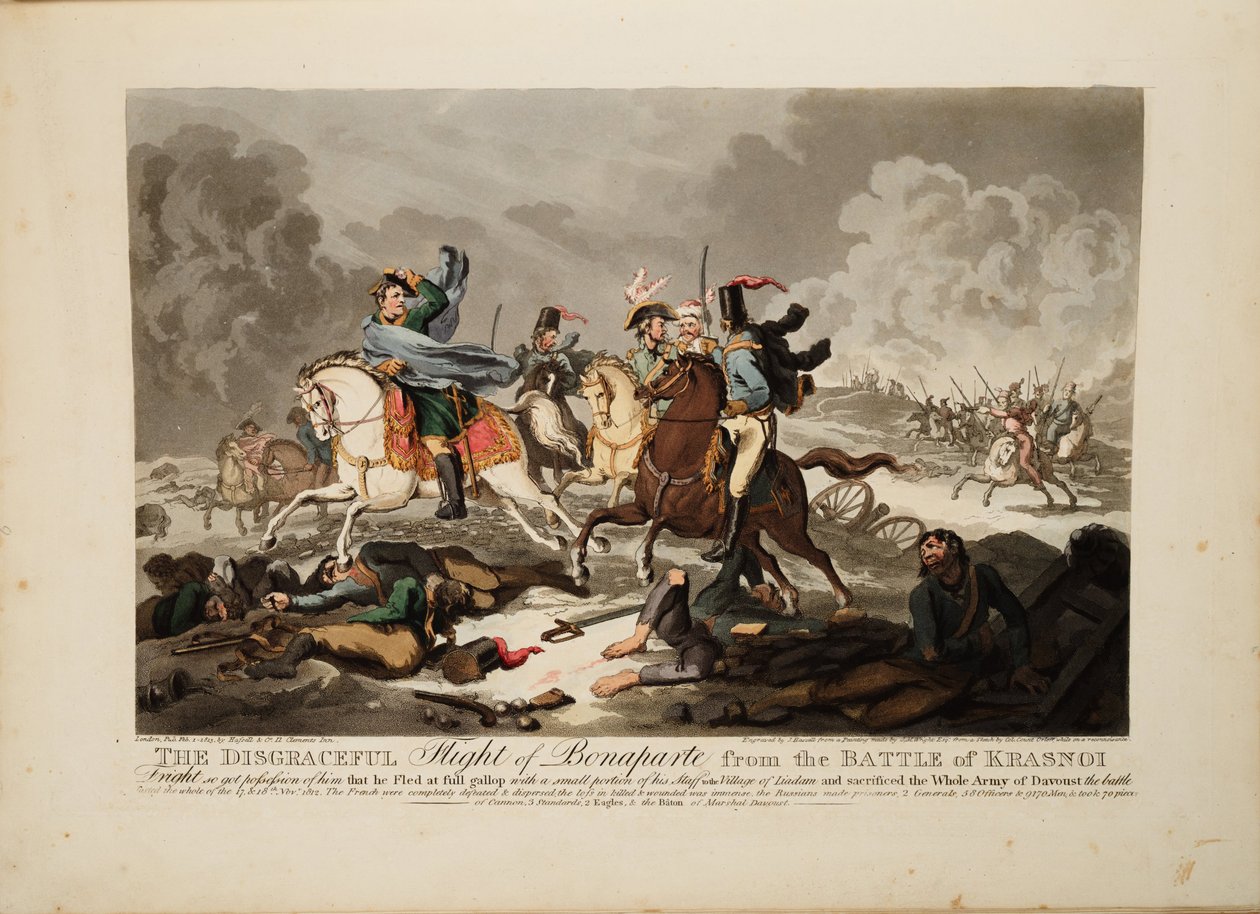 1814 के कर्सनोई की लड़ाई से बोनापार्ट की उड़ान द्वारा जॉन मैसी राइट
