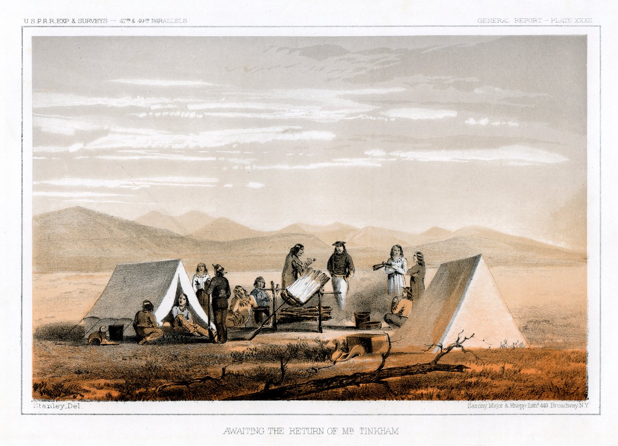 मिस्टर टिंकम की वापसी का इंतजार, 1856। द्वारा जॉन मिक्स स्टेनली