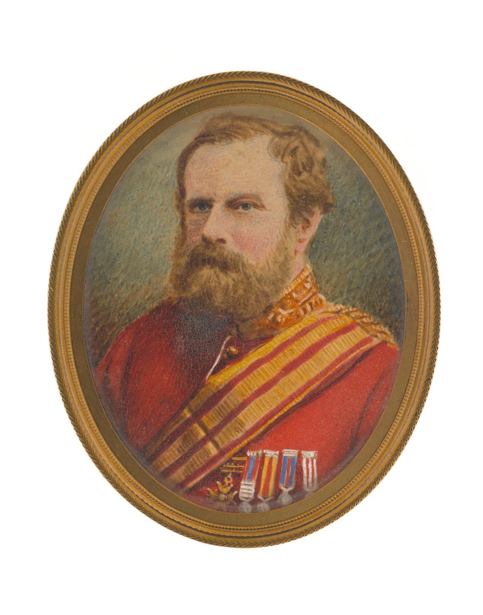 स्टाफ वर्दी में लेफ्टिनेंट-जनरल डेविड पोट (1812-1881) द्वारा जॉन मोफ़त