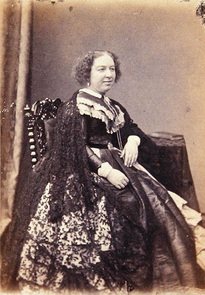 लुइसा पायने, c.1860 (b/w फोटो) द्वारा जॉन मोफ़त