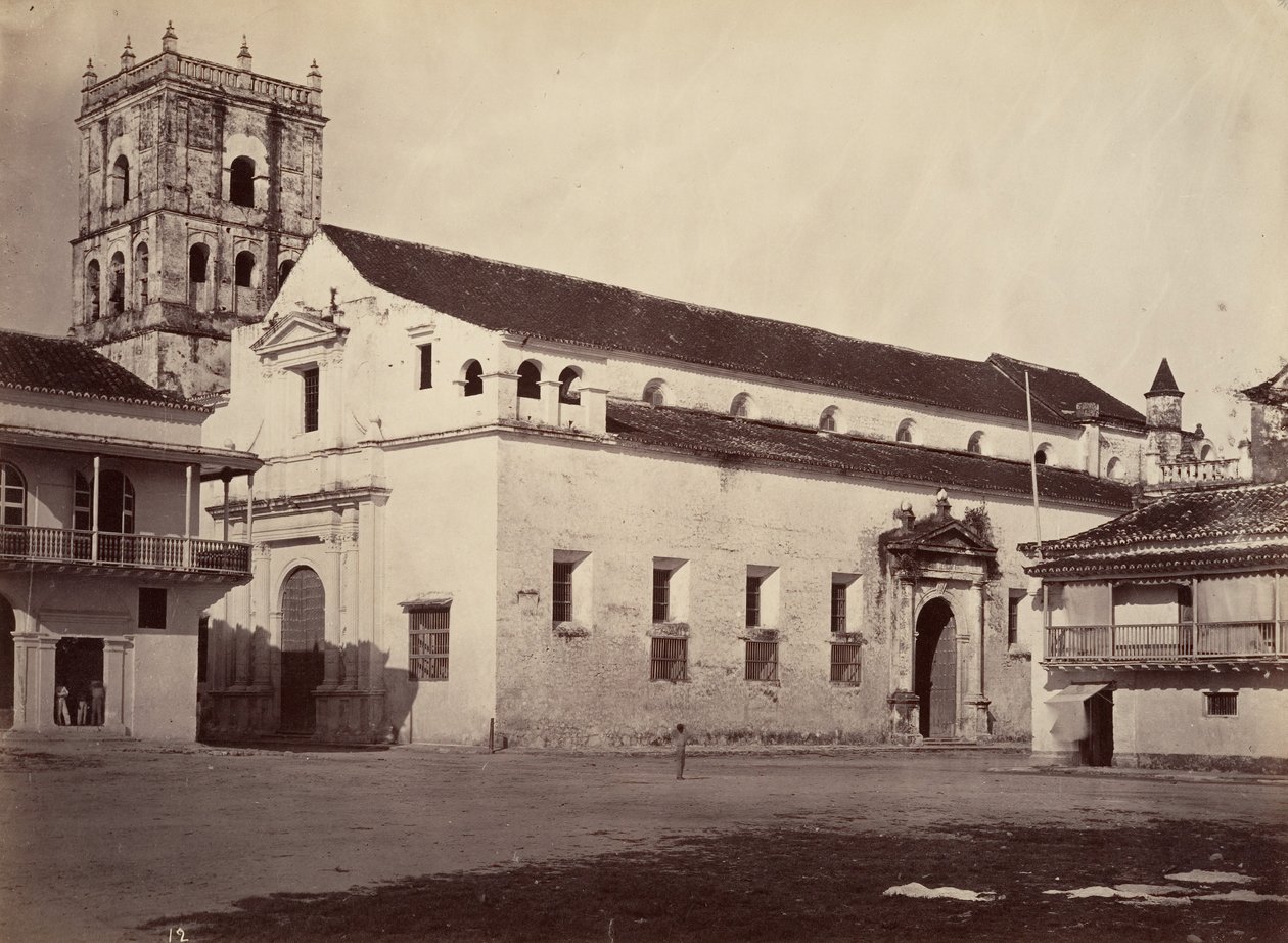उष्णकटिबंधीय दृश्य, कैथेड्रल, कार्टाजेना, 1871। द्वारा जॉन मोरानी
