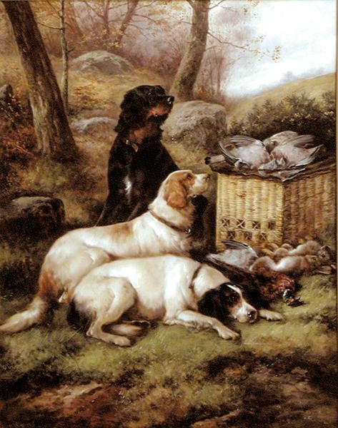 द डेज़ बैग, c.1910 (कैनवास पर तेल) द्वारा जॉन मॉरिस