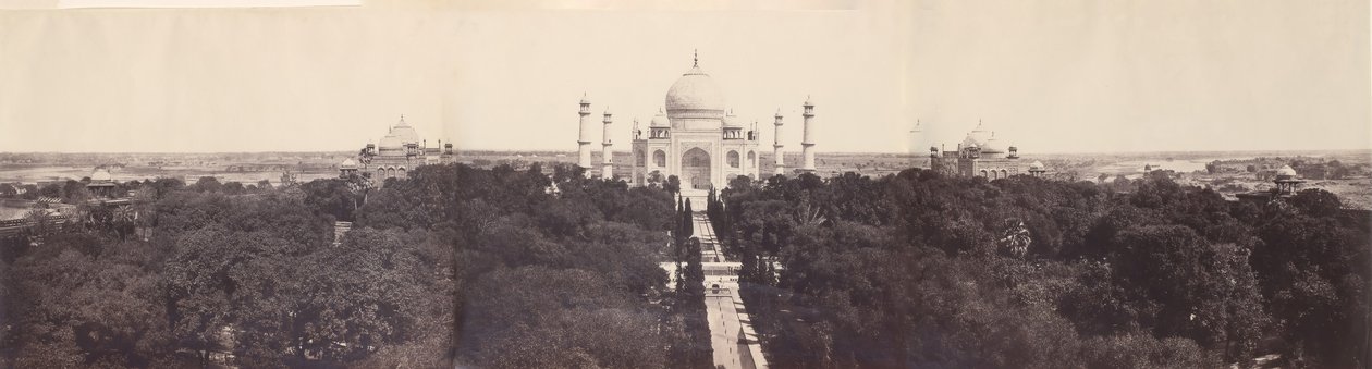 [गेटवे से ताजमहल], जनवरी-मार्च 1864। द्वारा जॉन मरे