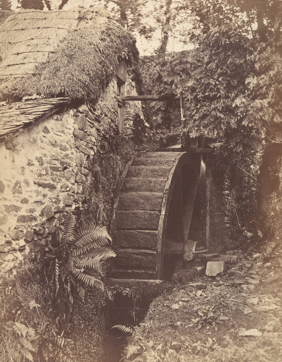 द न्यू मिल, लिनटन के पास, नॉर्थ डेवोन, 1856। द्वारा जॉन पर्सी