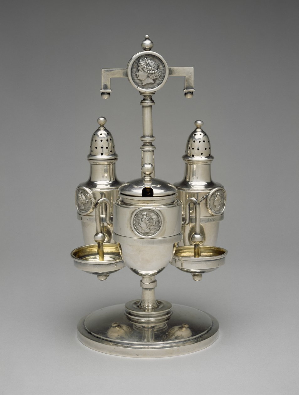 ढलाईकार सेट, सी। 1862-1871 (सिल्वर गिल्ट के साथ चांदी) द्वारा जॉन आर। (Attr.to) वेन्ड्ट