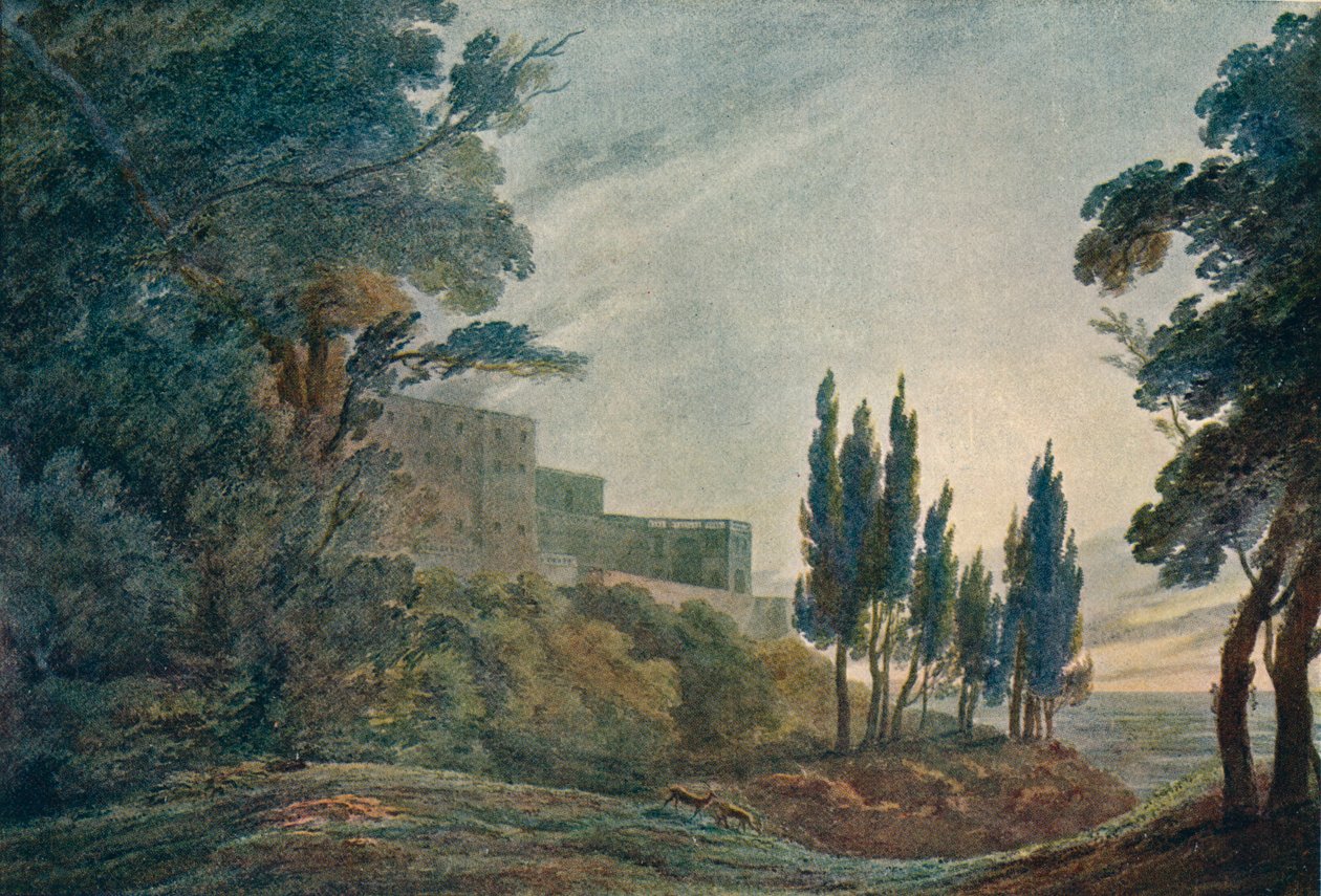 Frascati में विला, c1780, 1923 द्वारा जॉन रॉबर्ट कोज़ेंस