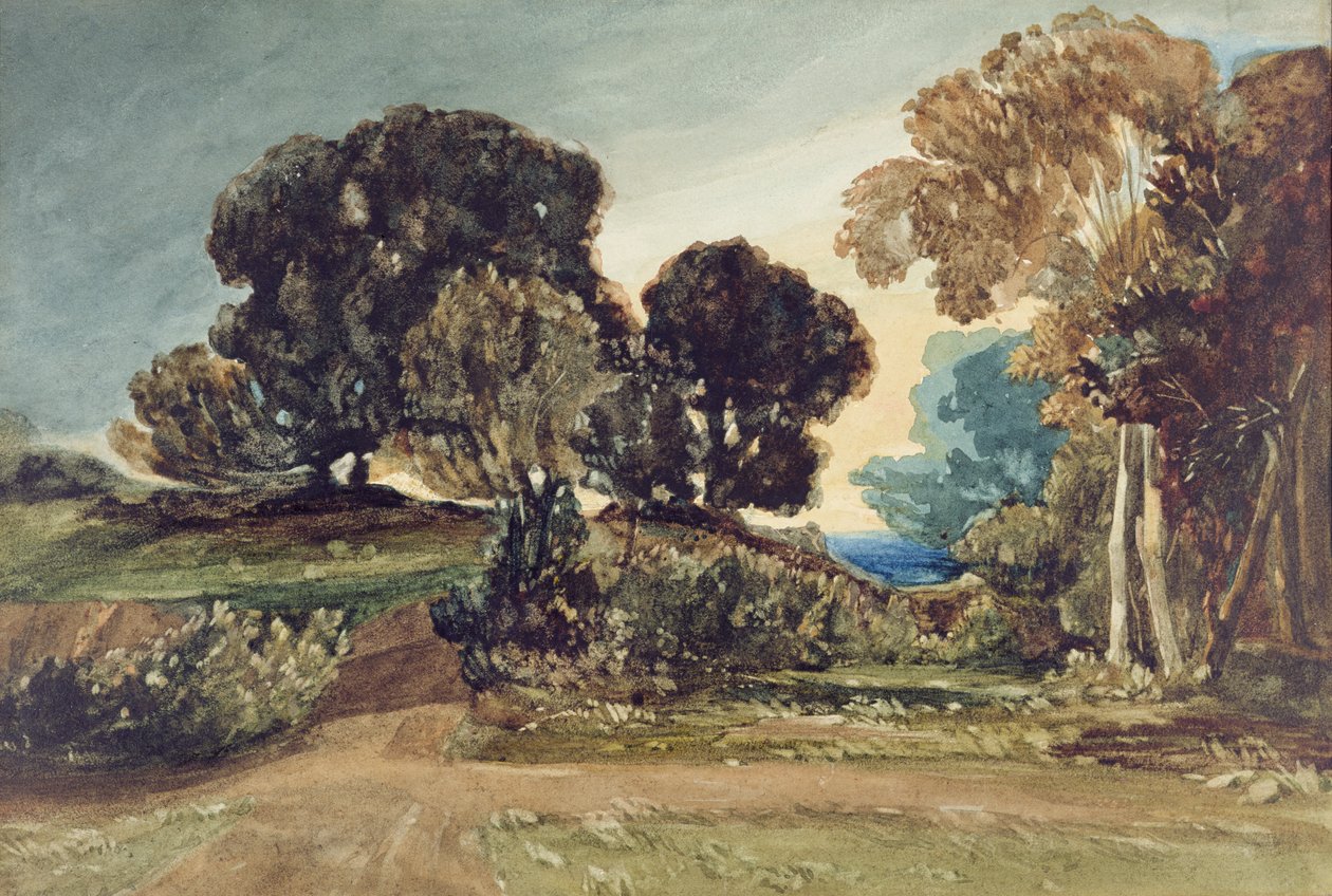 एक जंगली पार्क (कागज पर पानी के रंग का) द्वारा जॉन बेच Cotman