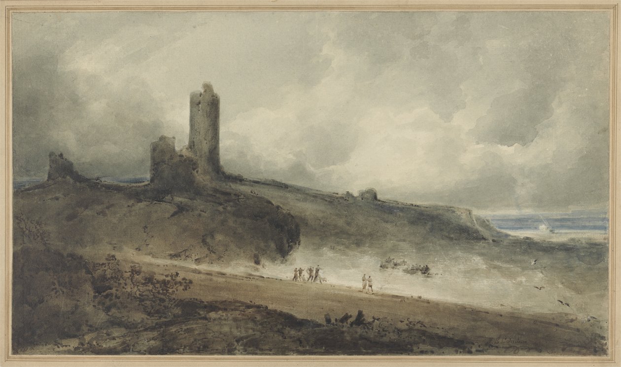 एबरिस्टविथ कैसल (w - c कागज पर) द्वारा जॉन बेच Cotman