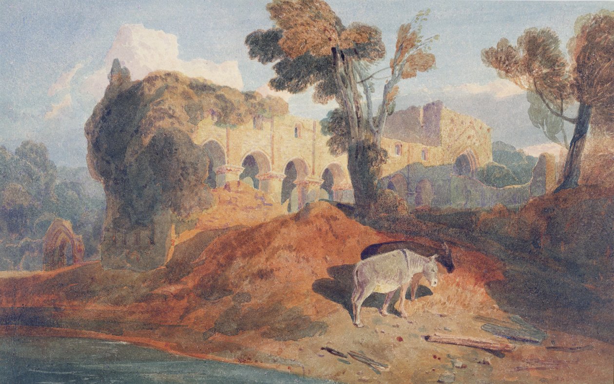 बिल्डवस अभय (कागज पर पानी के रंग) द्वारा जॉन बेच Cotman