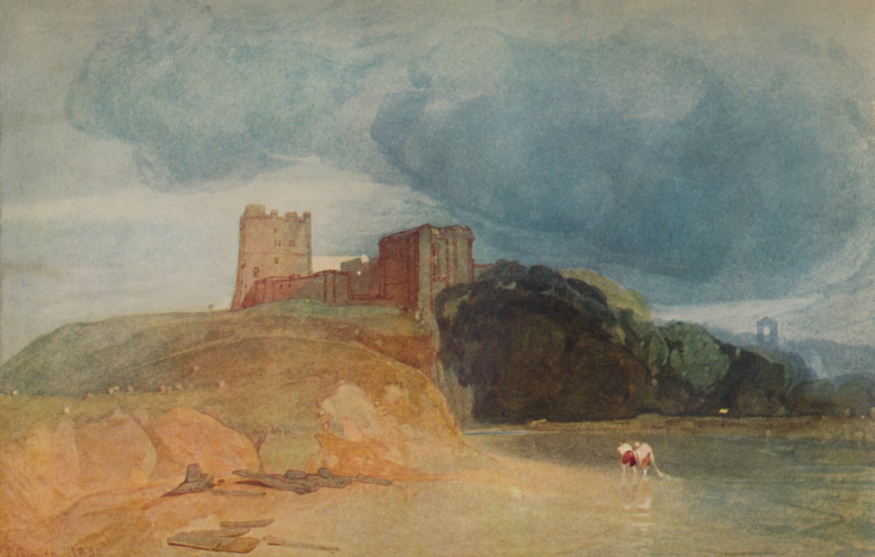 कैसल ऑन ए हिल, 1923 द्वारा जॉन बेच Cotman