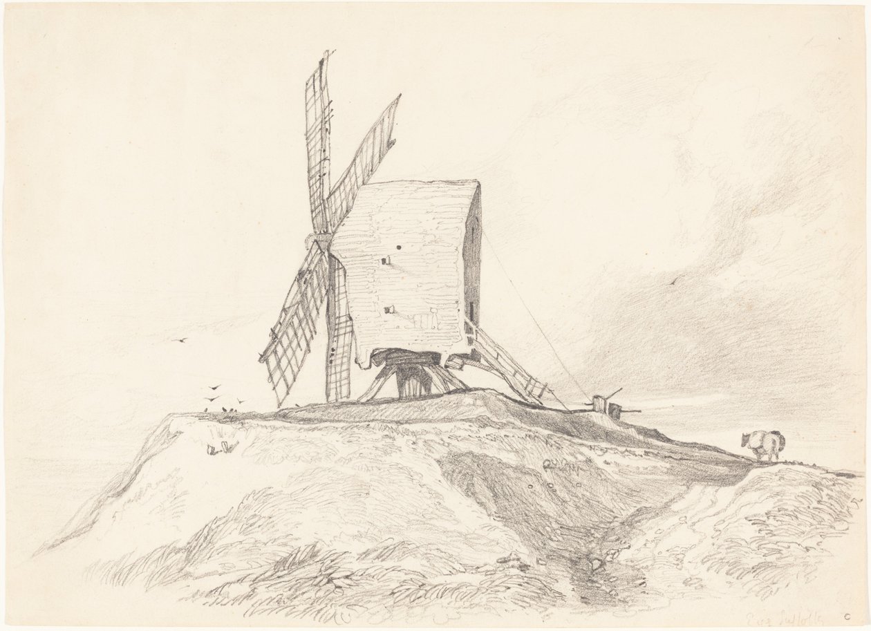 सफ़ोल्क में आई मिल द्वारा जॉन बेच Cotman