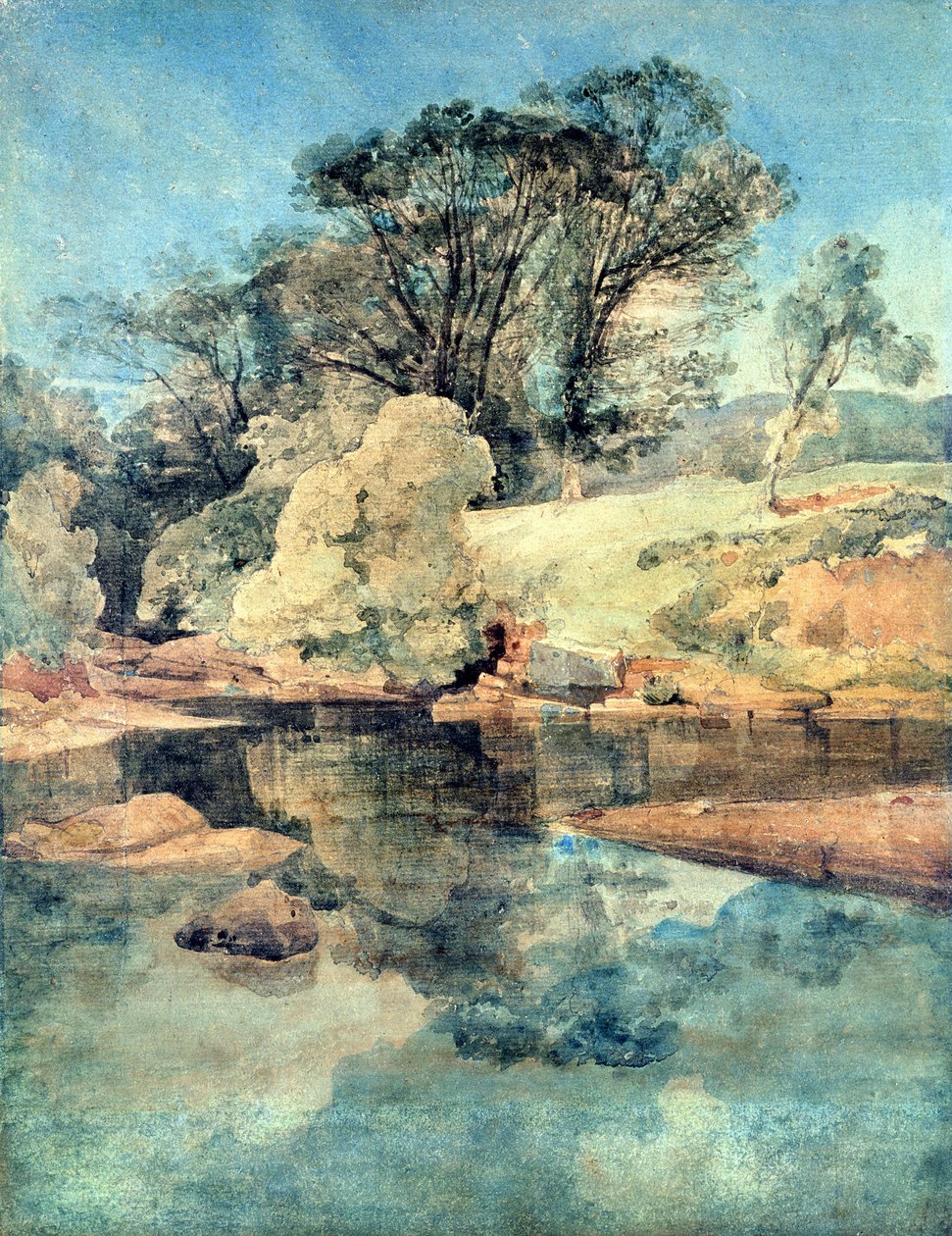 नर्क कैल्ड्रॉन (कागज पर कलम और स्याही और पानी के रंग) द्वारा जॉन बेच Cotman