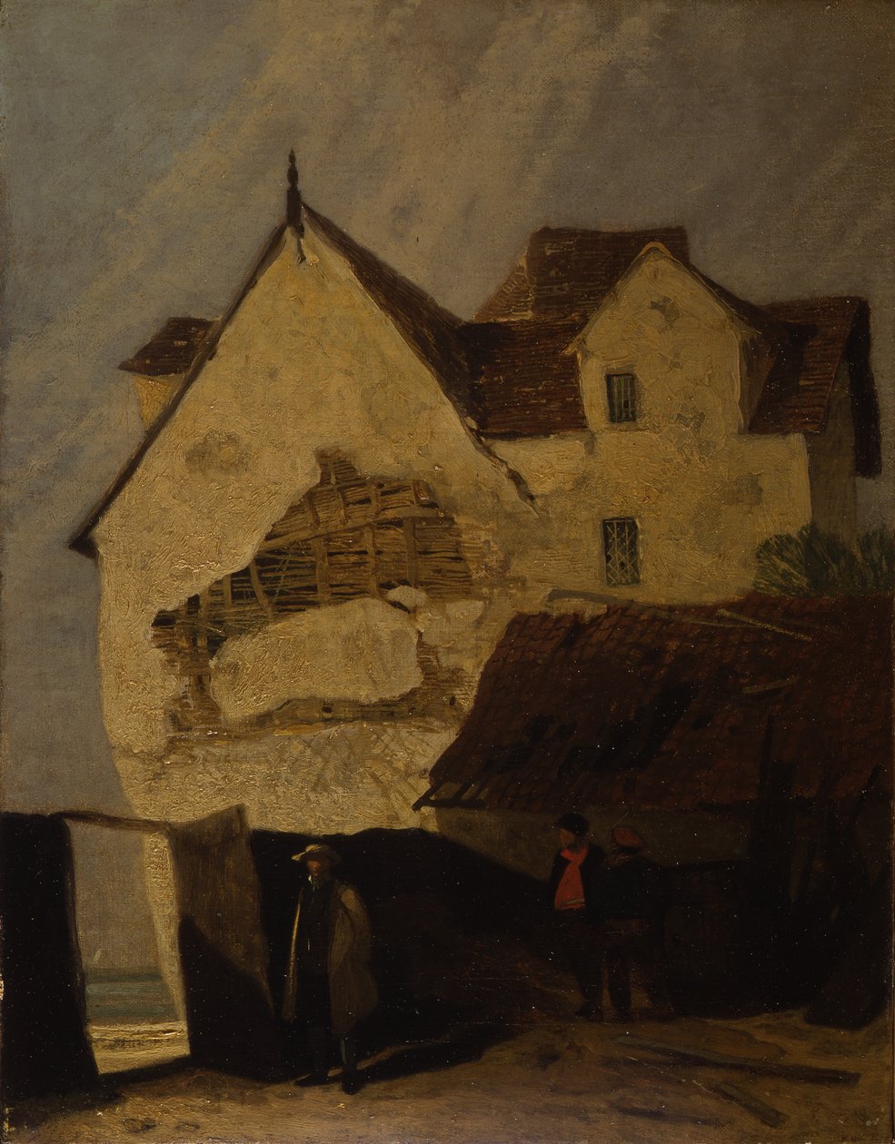 गोर्लटन में पुराने मकान द्वारा जॉन बेच Cotman