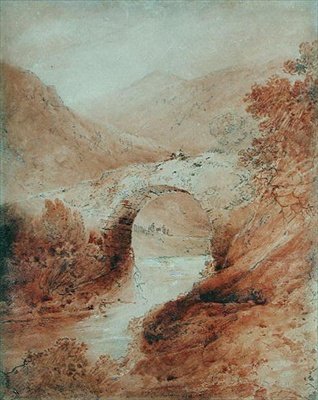 पोंटाबेर, ग्लासलिन, नॉर्थ वेल्स द्वारा जॉन बेच Cotman