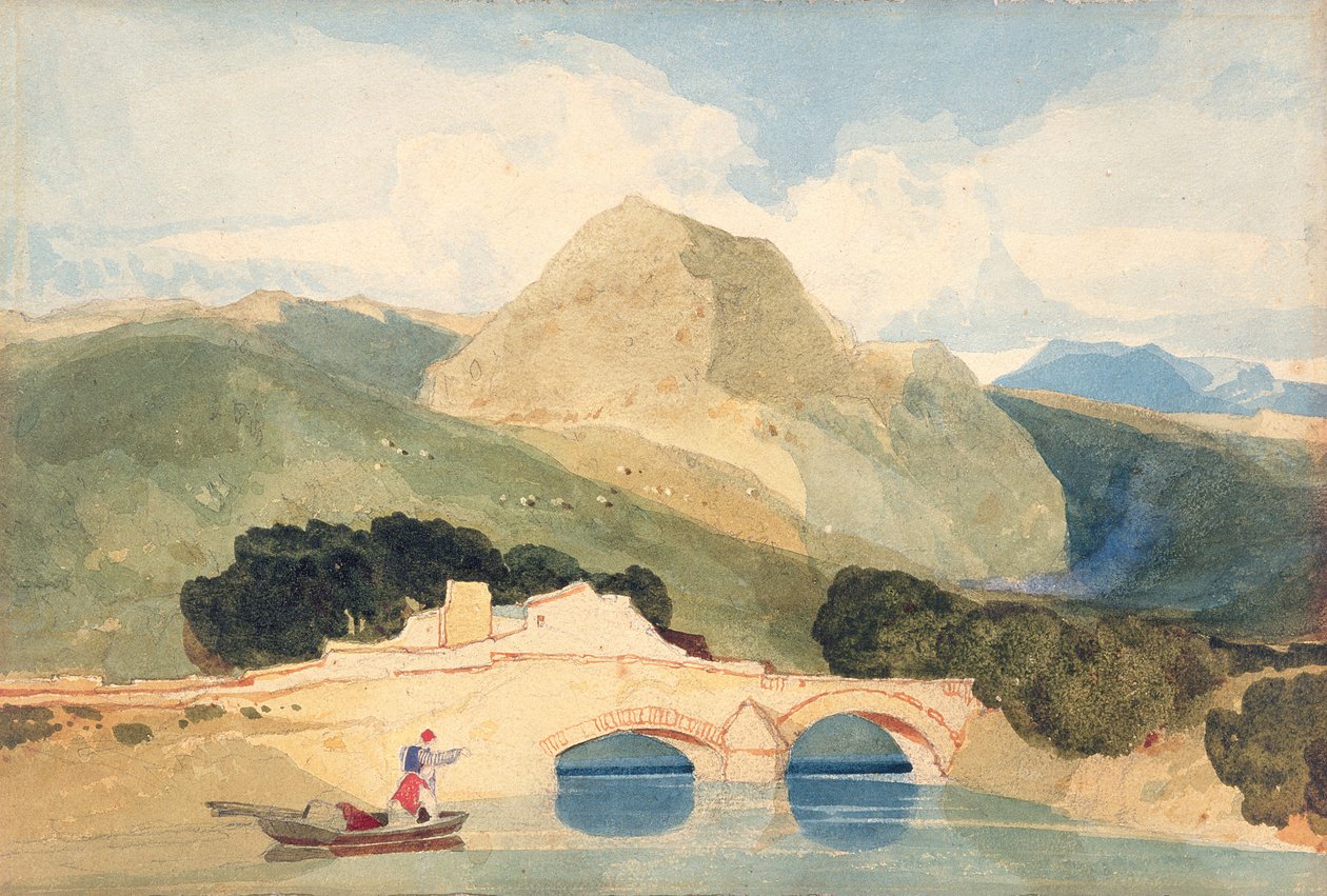 टैन-वाई-ब्वाल्च (कागज पर पानी के रंग) द्वारा जॉन बेच Cotman