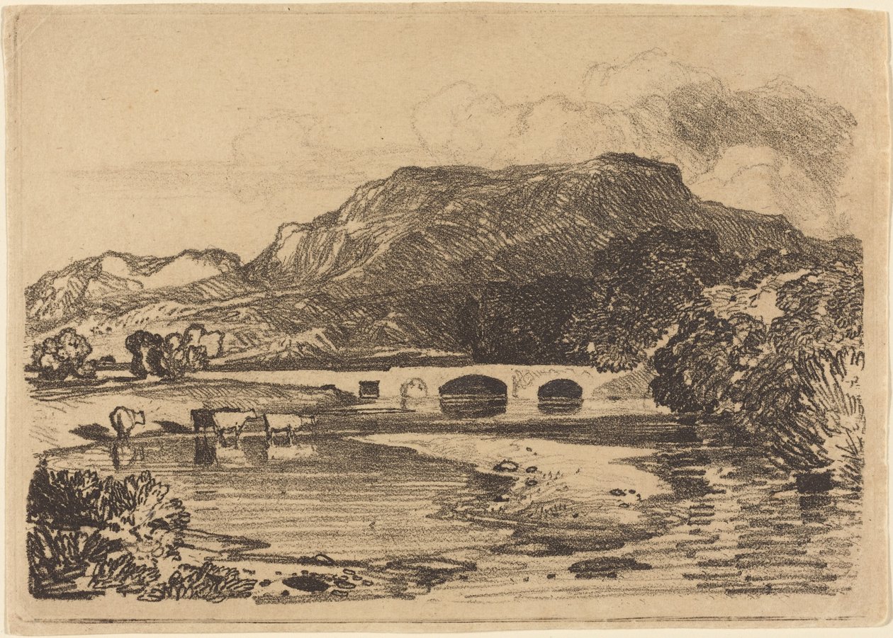 टैन वाई ब्लॉच, उत्तरी वेल्स द्वारा जॉन बेच Cotman