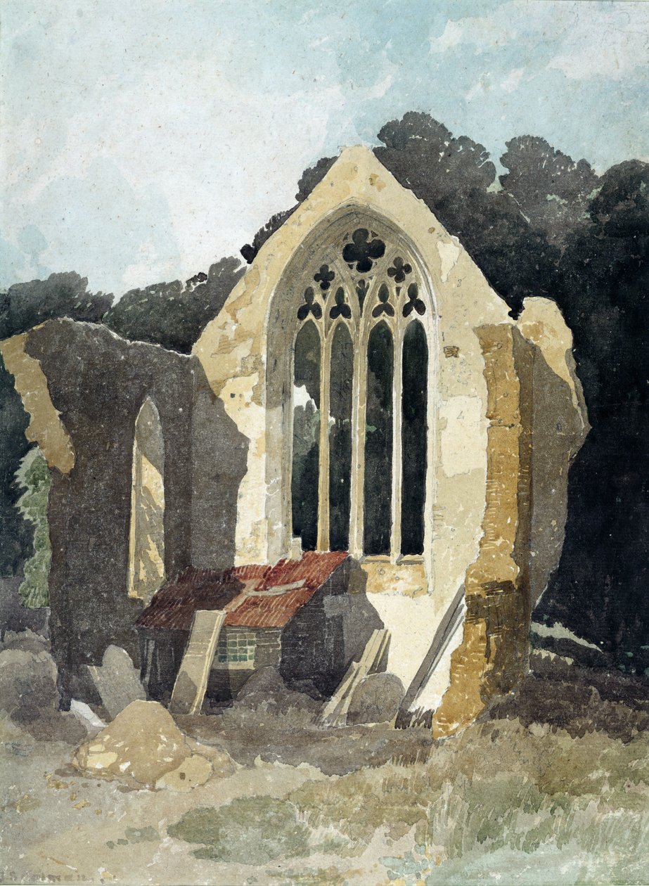वालसिंघम प्रीओरी (पानी पर कागज पर) द्वारा जॉन बेच Cotman