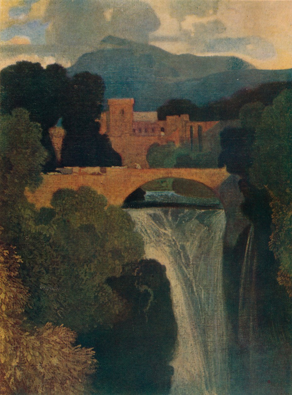 द झरना, c1807, 1923 द्वारा जॉन बेच Cotman