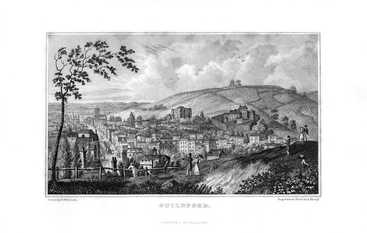 गिल्डफोर्ड, सरे, 1829। द्वारा जॉन शूर