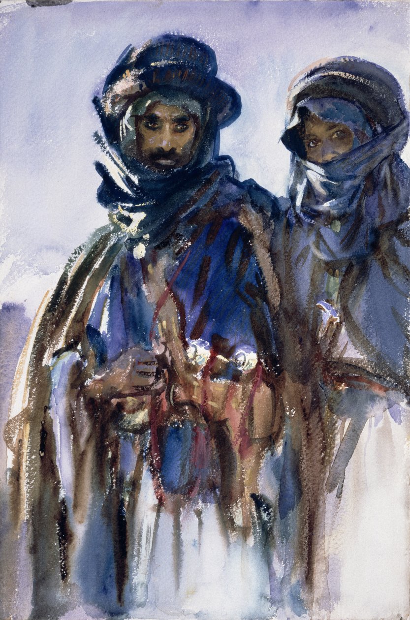 बेडौइन, c.1905 (wc कागज पर) द्वारा जॉन सिंगर सार्जेंट