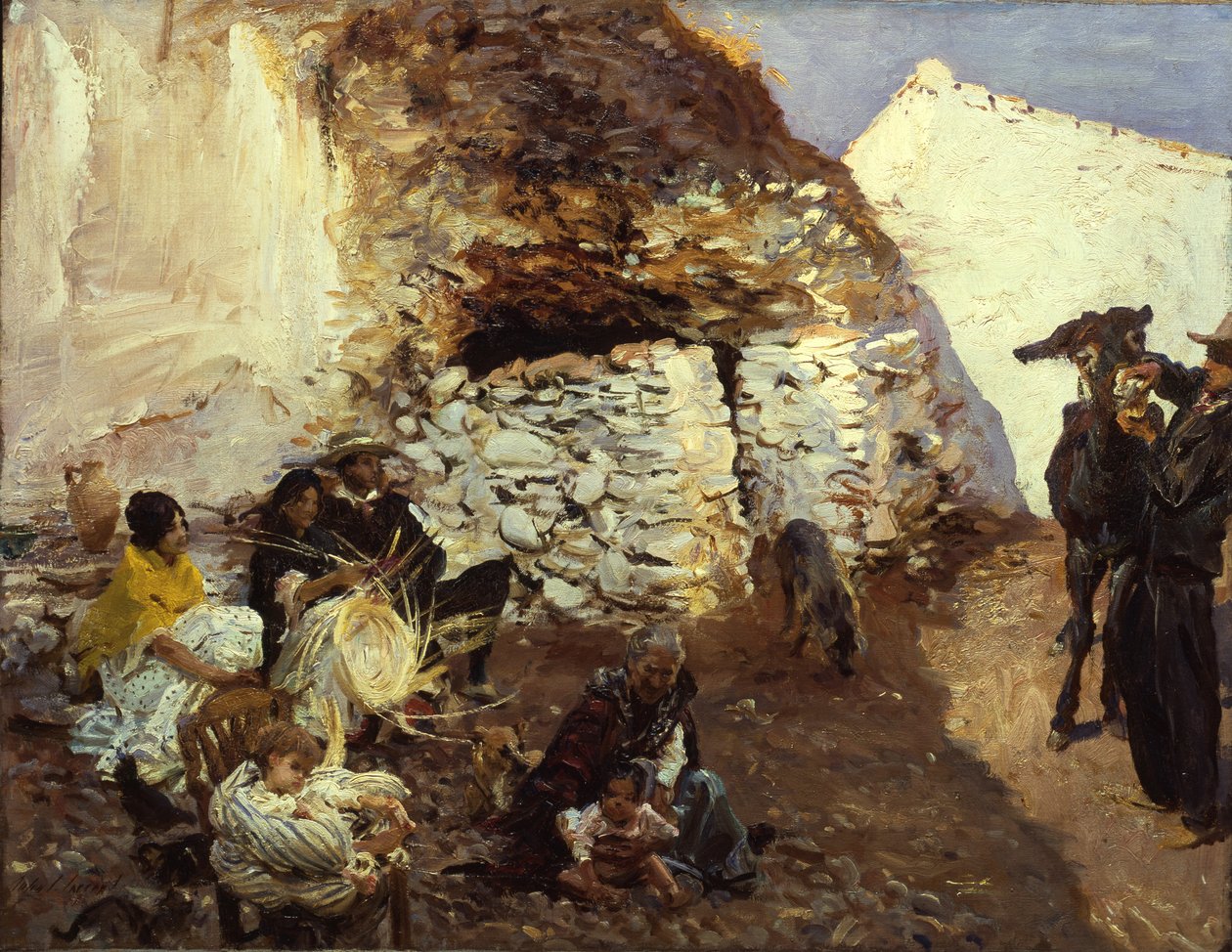 जिप्सी एग्जीबिशन, ग्रेनेडा, स्पेन, c.1912-13 द्वारा जॉन सिंगर सार्जेंट