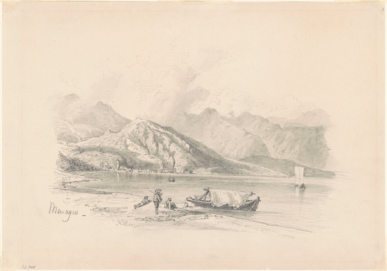लेक शोर, मेनागियो [रेक्टो], 1869। द्वारा जॉन सिंगर सार्जेंट