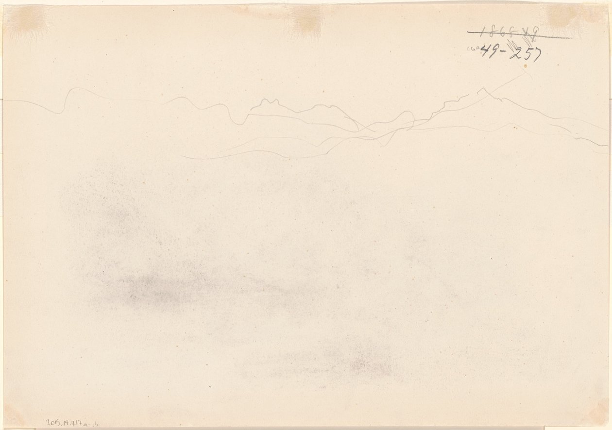 पर्वत [छंद], 1869। द्वारा जॉन सिंगर सार्जेंट