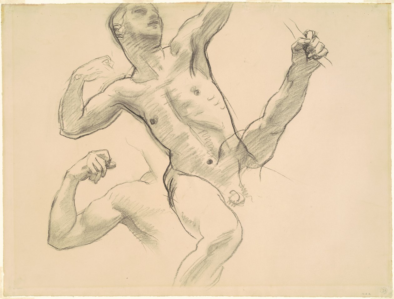 Chiron और Achilles के लिए Achilles का अध्ययन, 1922-1925। द्वारा जॉन सिंगर सार्जेंट