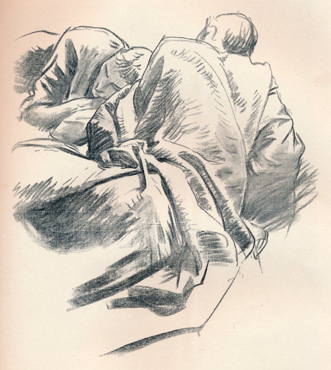 ड्रेपर का अध्ययन, c1916 द्वारा जॉन सिंगर सार्जेंट