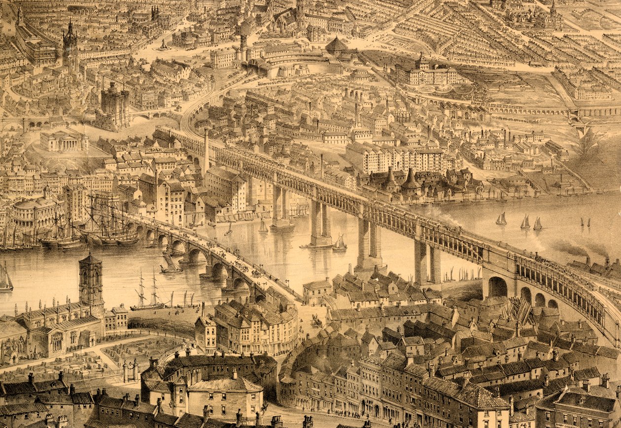 1864 में महारानी विक्टोरिया के शासनकाल में टाइन पर न्यूकैसल द्वारा जॉन स्टोरी