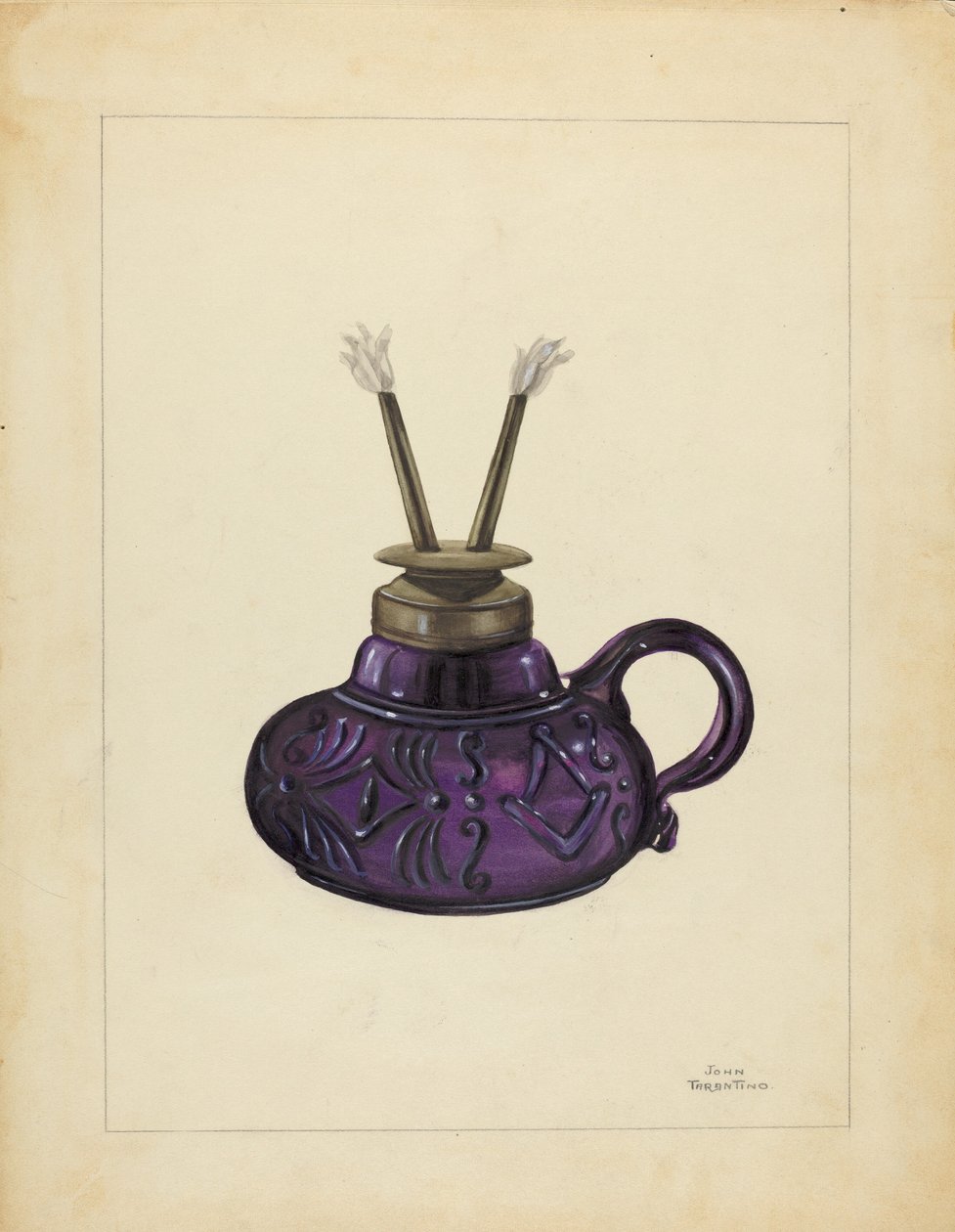 दीपक, सी. 1940. द्वारा जॉन टारनटिनो