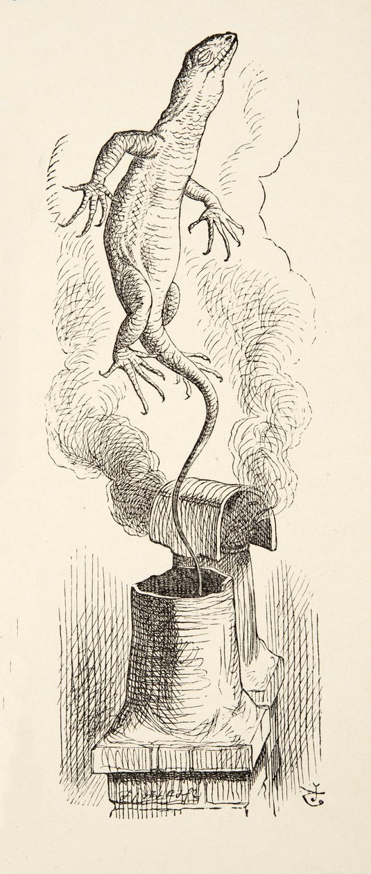लेविस कैरोल (1832 - 98), पब द्वारा एलिस एडवेंचर्स से वंडरलैंड में गो! 1891 द्वारा जॉन टेनिएल