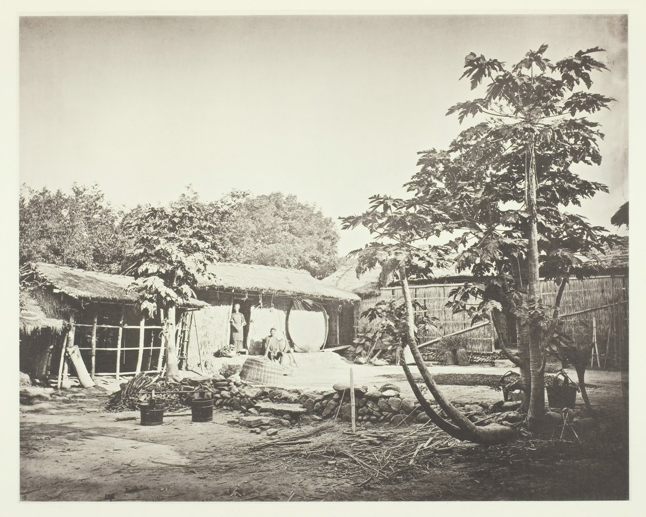 एक Pepohoan आवास, सी। 1868. द्वारा जॉन थॉमसन