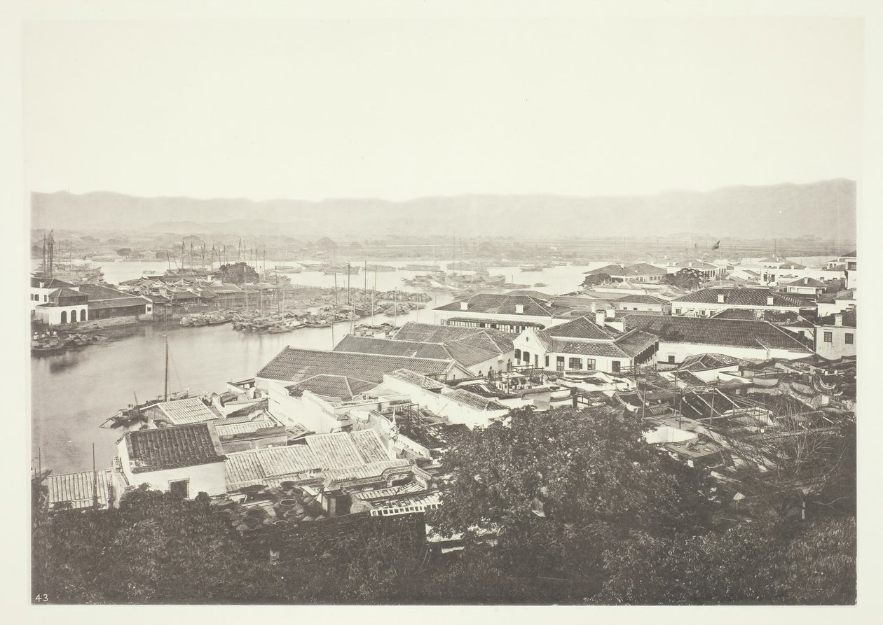 फूचो फॉरेन सेटलमेंट, सी. 1868. द्वारा जॉन थॉमसन