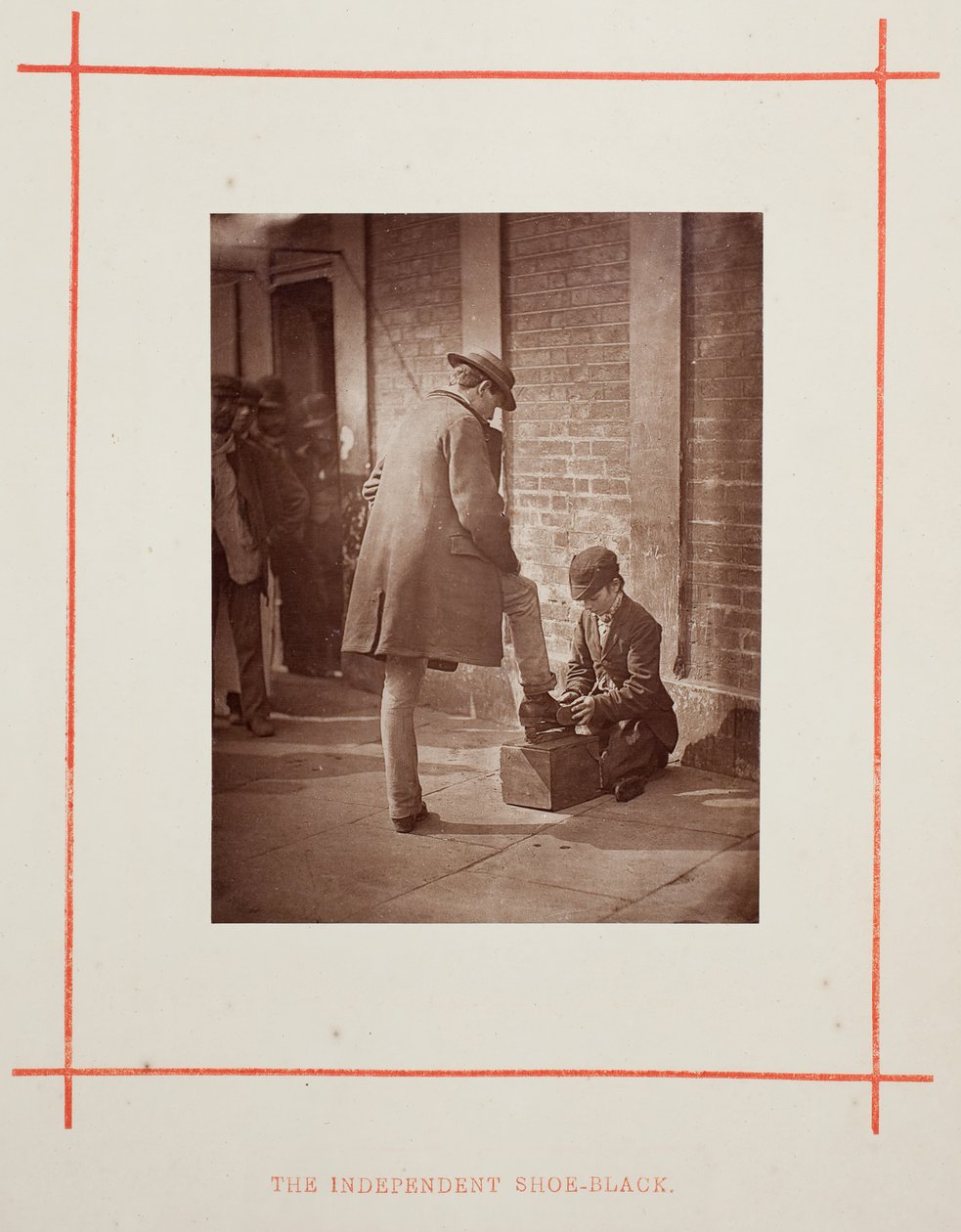द इंडिपेंडेंट शू-ब्लैक, 1877। द्वारा जॉन थॉमसन