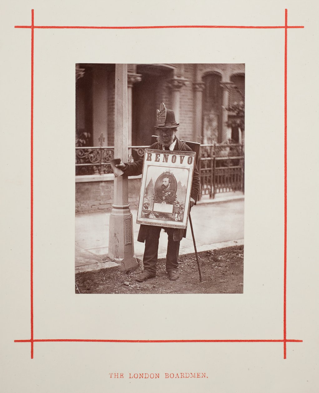 लंदन बोर्डमैन, 1877। द्वारा जॉन थॉमसन
