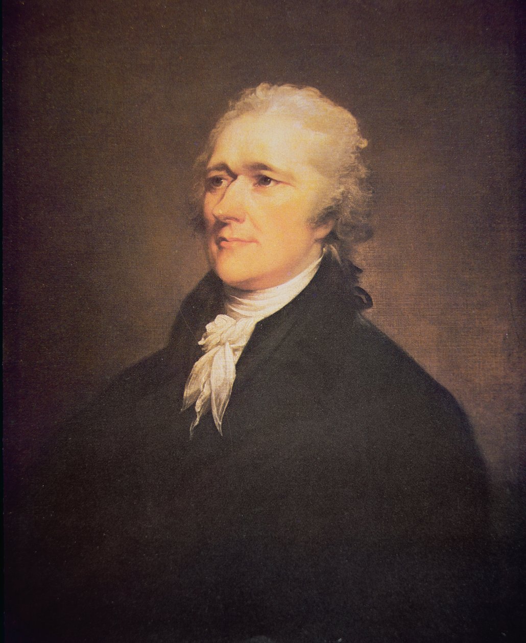 अलेक्जेंडर हैमिल्टन (1755-1804) c.1806 (कैनवास पर तेल) द्वारा जॉन ट्रंबल