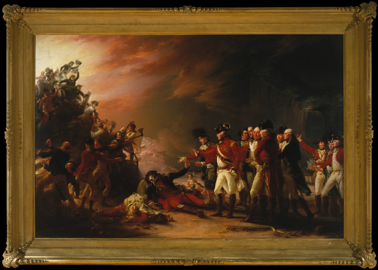 जिब्राल्टर, 1789 के गैरीसन द्वारा निर्मित सॉर्टी द्वारा जॉन ट्रंबल