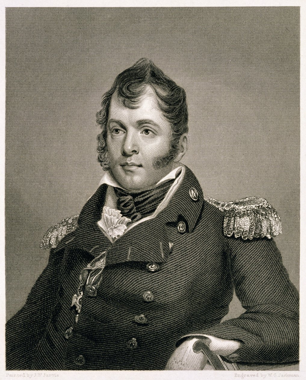 कमोडोर ओलिवर हैज़र्ड पेरी (1785-1819), विलियम जी। जैकमैन द्वारा उत्कीर्ण द्वारा जॉन वेस्ले जार्विस