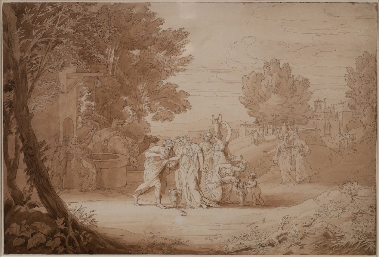 वेल, 1807 में रेबेका द्वारा जॉन व्हाइट एबॉट