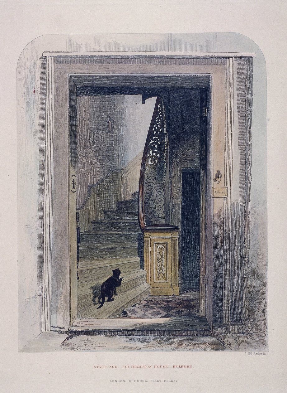 साउथेम्प्टन हाउस, चांसरी लेन, लंदन, 1851 द्वारा जॉन व्येकहम आर्चर